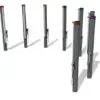 Virtuoso Multi Chimes - Set of 8 with Alu Posts