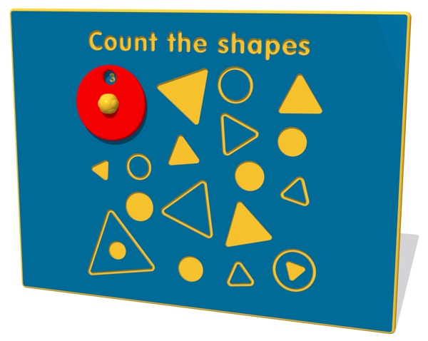 Count the shapes Play Panel
