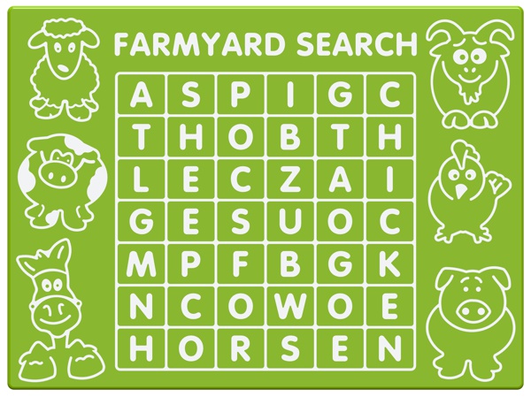 Farmyard Search Play Panel
