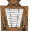 Monkey Glockenspiel Musical Panel