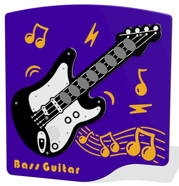 PlayTronic Bass Guitar Musical Panel