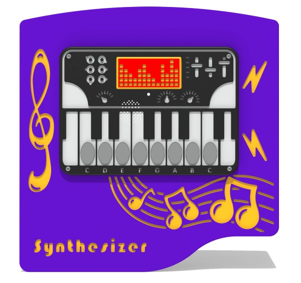 PlayTronic Synthesizer Musical Panel