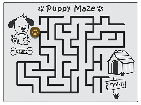 Puppy Maze Play Panel