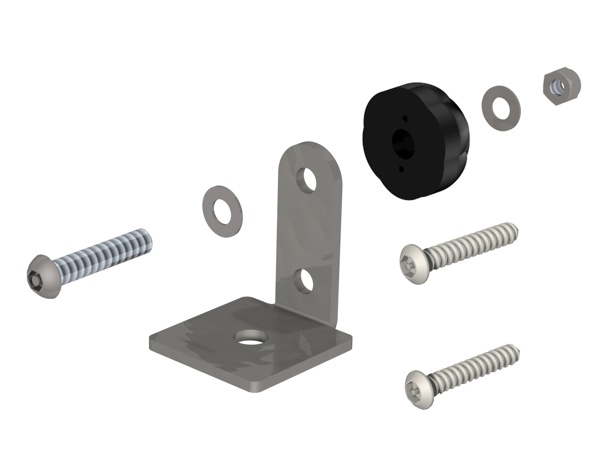Equipment in Ground and Surface Brackets
