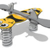 Belle the Bumble Bee Spring Seesaw