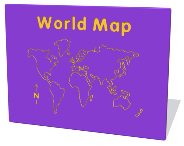 World Map Play Panel
