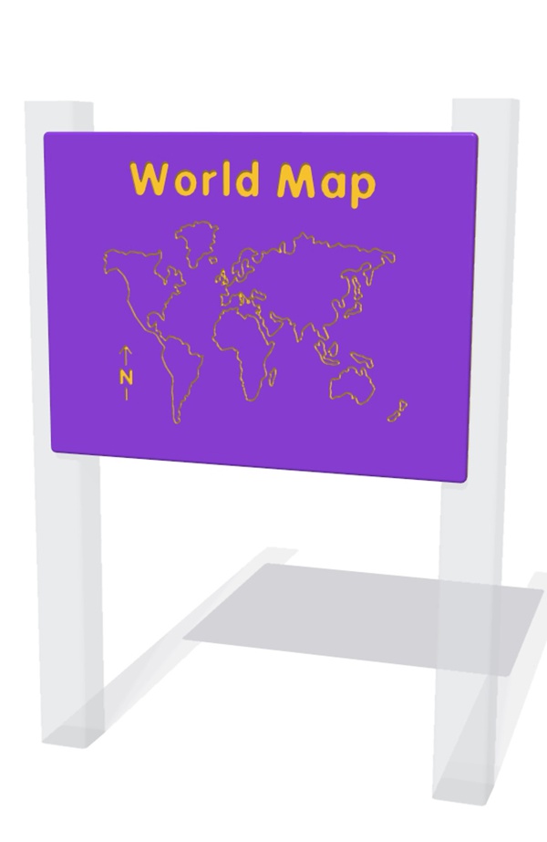 World Map Play Panel