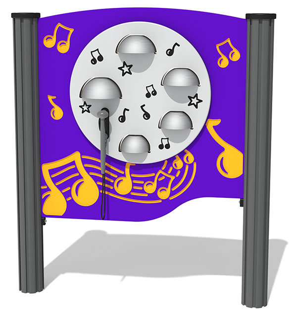 5 Bells Musical Play Panel