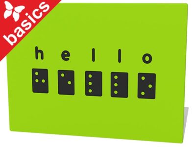 Braille Alphabet and Number Play Panel