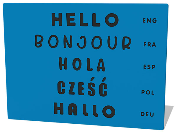 Hello Language Play Panel (basics)