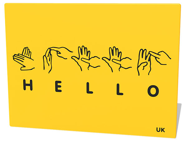 Hello Sign Language UK Play Panel