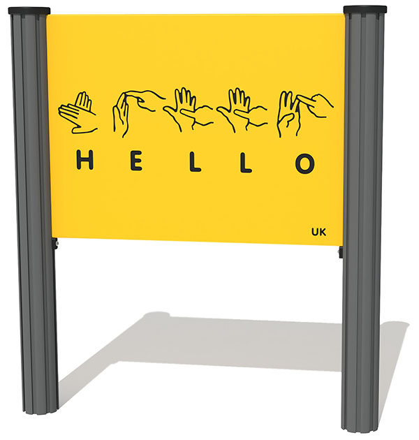 Hello Sign Language UK Play Panel