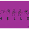 Hello Sign Language US Play Panel