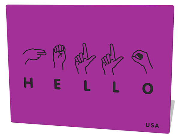 Hello Sign Language US Play Panel