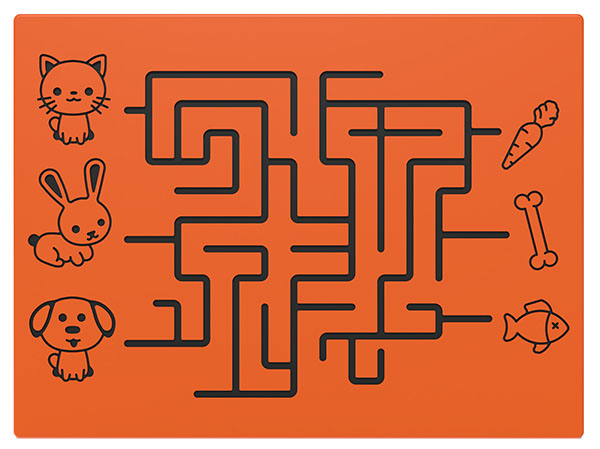 Pet Food Maze Play Panel (basics)