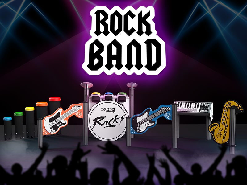 Rock Band PlayTronic Keyboard with Alu Posts
