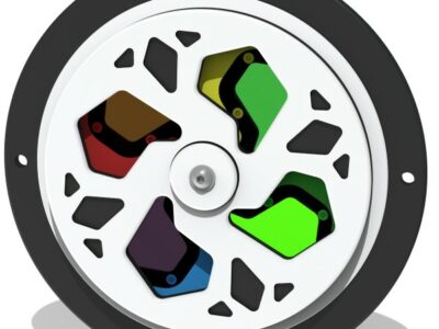 Mini Colour Wheel Kaleidoscope Insert